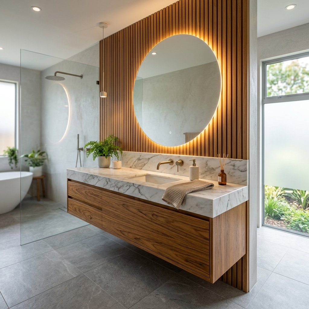 Luxury Bathroom Marine Plywood Vanity