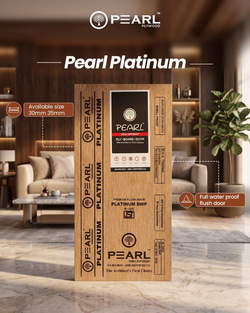 Pearl Platinum Premium Flush Door IS-2202 BWP